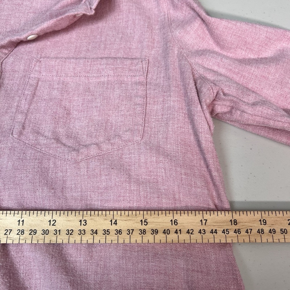 Madewell Womens XS Pink Tunic Back Button Up Classic Gorpcore Cabincore Cozy - Picture 10 of 12